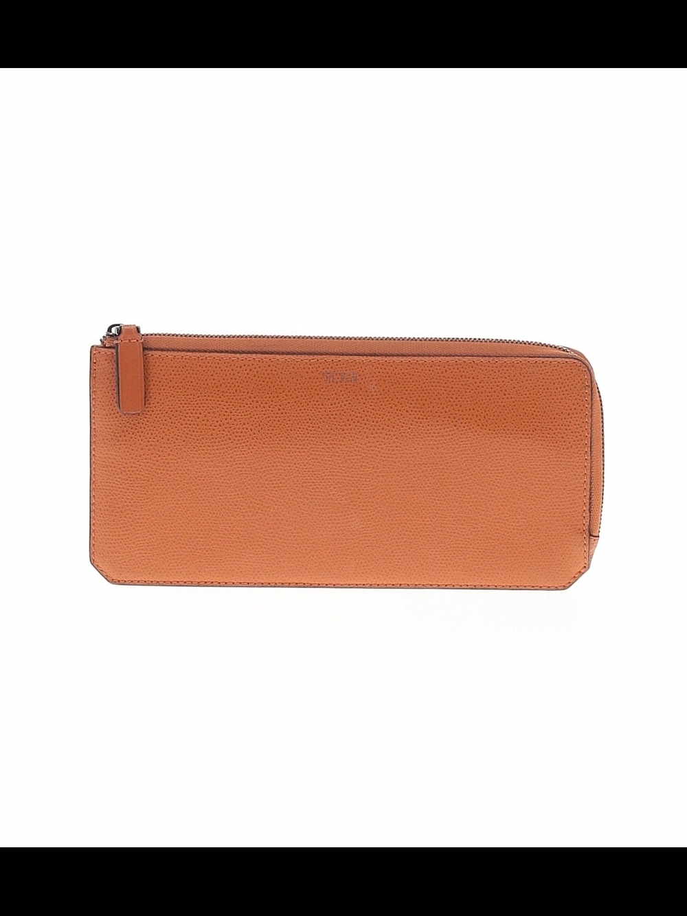 Tumi Orange Leather Wallet